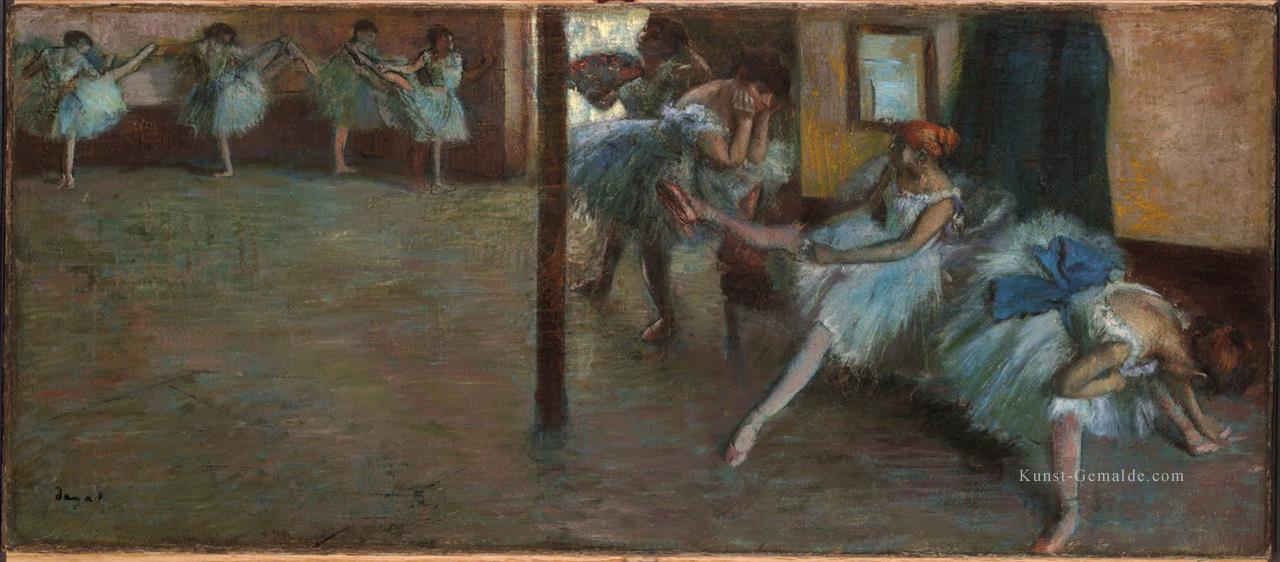 Ballett Wiederholungs Edgar Degas Ölgemälde